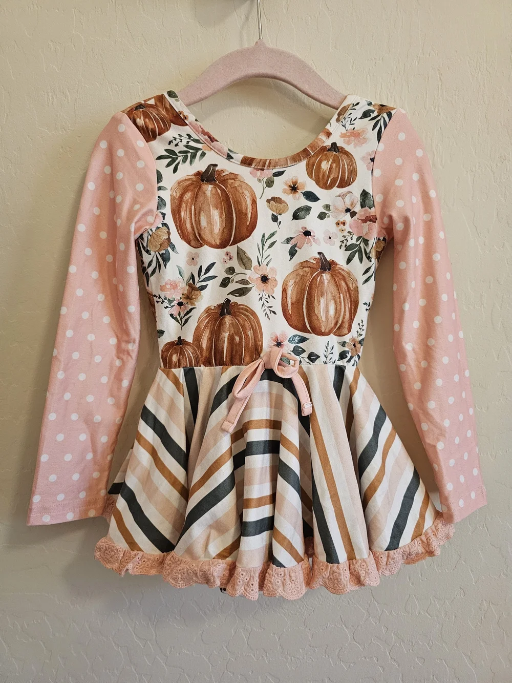 Cheeky Plum Farrah Leotard Pumpkin Patch 2T